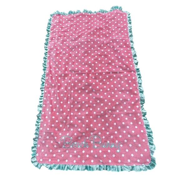 NWT beach bunny summer dot XL towel - Picture 5 of 8